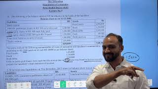 3 TYBCOM Liquidation of Companies  TYBAF SEM 5 TYBCOM SEM 6  Mumbai University  Siraj Shaikh [upl. by Notsahc]