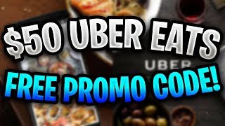 Uber Eats Promo Code 2019 ✅ Free 50 Uber Eats Promo Code Working in 2019 ✅ [upl. by Leiso]