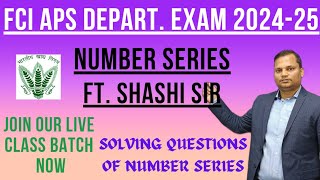 Number series  FCI APS 2024  To join Batch Call Now on 7979809307 fciexam fciaps [upl. by Shipley]