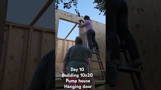 buildingconstruction diy house construction pumphouse [upl. by Relyhcs]