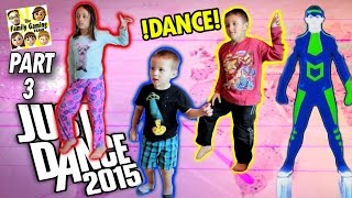 FGTEEV Kids play Just Dance 2015 Who Has The Best Moves One Direction Austin Mahone Maroon 5 [upl. by Ogeid]