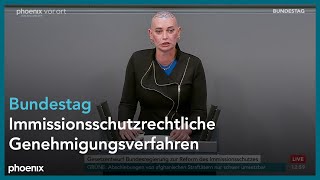 Bundestagsdebatte zu immissionsschutzrechtlichen Genehmigungsverfahren am 060624 [upl. by Smaj]