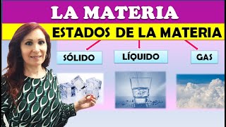 Estados de la materia  Sólidos líquidos y gaseoso [upl. by Llerroj]