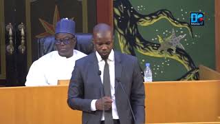 Assemblée nationale Intervention du député Ousmane Sonko [upl. by Auoz]