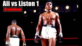 Ali vs Liston 1  How Ali SHOOK UP the World  Breakdown [upl. by Yarak]