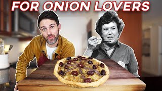 Julia Childs Onion Tart gives major Mediterranean vibes [upl. by Eldreda351]