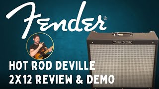 Fender hot rod deville 2x12 tube combo guitar amp [upl. by Egerton]