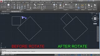 AutoCAD Rotate Object to Match Line  AutoCAD Rotate Object to Align [upl. by Bolling]