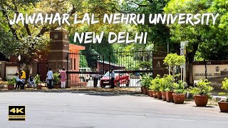 Walking Tour of Jawaharlal Nehru University JNU Campus New Delhi 🇮🇳 [upl. by Letnom]