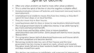 IGCSE Geography Settlements 33 [upl. by Naired]