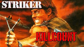 Striker 1988 Frank Zagarino Killcount [upl. by Monteith]