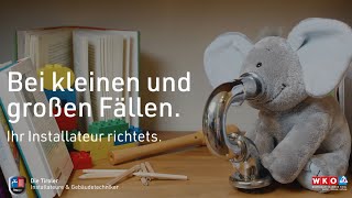 Ihr Installateur richtets – bei kleinen und großen Fällen [upl. by Notrem287]