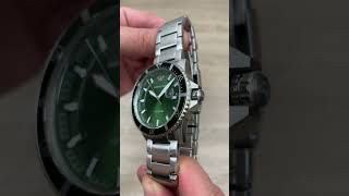 Emporio Armani Green Dial Stainless Steel Men’s Watch AR11338 dhorts [upl. by Ninnetta]