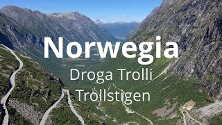 Norwegia Droga Trolli Trollstigen Pierwsza podróż kamperem Na północ europy cz 67 052 [upl. by Delilah]