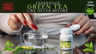 Green Tea Dispersible Tablets Delicious Healthy amp Convenient Enjoy Taste Like Never Before [upl. by Rubma]