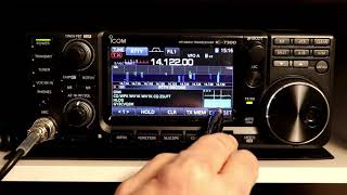 Icom IC7300 A to Z 37 RTTY Decode and settings [upl. by Navi512]