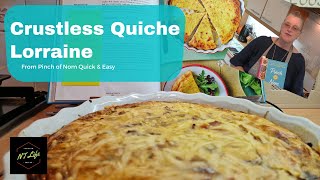 Pinch of Nom  Crustless Quiche Lorraine  Quick and Easy [upl. by Anafetse205]