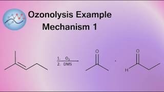 Ozonolysis Example Mechanism 1  Organic Chemistry [upl. by Werdnaed]