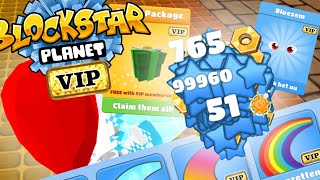 How to get FREE VIP on BlockStarplanet 2023 [upl. by Elockcin]