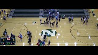 Evansville North High School vs Tecumseh High School Womens Varsity Volleyball [upl. by Nonna]