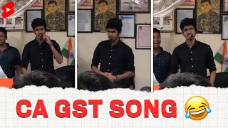 Mega exemption jo GST mein dekha Yeh nanha sa dil dar gaya CA GST Song shorts [upl. by Pendergast]