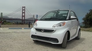 2013 Smart Fortwo Electric Drive First Drive Review [upl. by Gilleod]