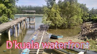 Jom jalanjalan ke dkuala waterfront chelet Kuala pontian rompin pahang [upl. by Yelloh]