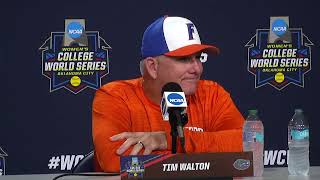 2024 Womens College World Series Florida Postgame Press Conference [upl. by Ahsercel156]