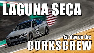 Driving the Laguna Seca Corkscrew for the first time [upl. by Mosira]