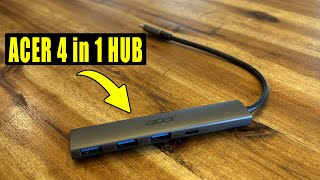 Review of Acer USB C Hub 4 in 1 [upl. by Rialb]