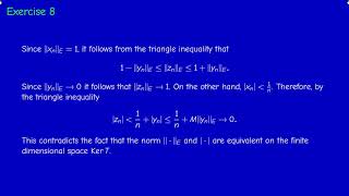 Math400  Functional Analysis  Exercises  Chapter 3  Part 2 [upl. by Tati48]