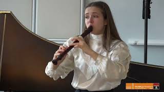 Alexandra Mironova recorder  Arcangelo Corelli La Folia [upl. by Laeria]