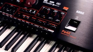 Korg Pa4X Arranger Workstation Keyboard  Demo with Steve McNally [upl. by Jaeger]