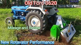 Ford 3620 Tractor Rotavator performance  Ford Tractor Review and features  Ford 3620 Tractor tamil [upl. by Artkele]