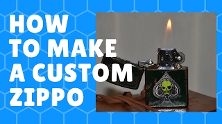 How to make a custom zippo [upl. by Siraval522]