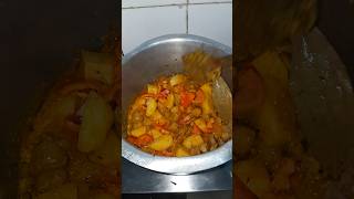 Aalu soybean ki sabji 😚cooking recipe cooking Mini blockshort video ytshorts 😙 [upl. by Amyaj]