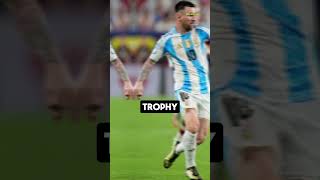 Between messi and Ronaldo in international trophy messi cristianoronaldo football trophy [upl. by Avril]