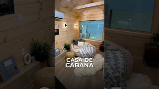 Olha só essa Casa de Cabana em uma Tiny Home 😍🤩casa tinyhome cabana casademadeira tinyhouse [upl. by Legra]