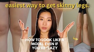 How to Get Slim Legs on Bed Routine  6 Minutes 🎀 [upl. by Nannette985]