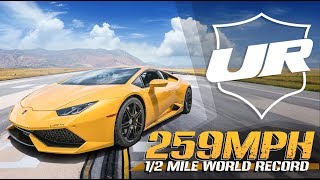 Underground Racing 259 MPH Half Mile World Record [upl. by Brett615]