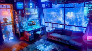 Waiting For Halloween ☔ Rainy Lofi Songs For The Lonely Rainy Night ☔ Pluviophile Lofi [upl. by Airitac]