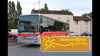 SeineetMarne Express ligne 18 trajet entre Gare de Melun et Gare de Meaux le 80323 [upl. by Wildon]