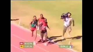 CAMERAMAN RUNS FASTER THAN RUNNERS ORIGINAL FULL VIDEO [upl. by Akcirret]