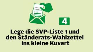 Wahlanleitung SVP Kanton Zürich für die NRSRWahlen 2023 [upl. by Noevad622]