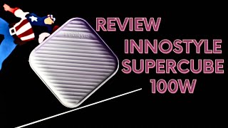 Review sạc 100W siêu nhỏ INNOSTYLE SUPERCUBE 100w GAN [upl. by Ehrsam]