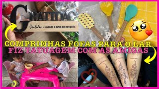 FIZ COMPRINHAS FOFAS PARA COZINHA E PARA AS MENINAS✿ORGANIZAÇÃO NO QUARTO DO CASAL✿FIZ UMA TATUAGEM [upl. by Allen]