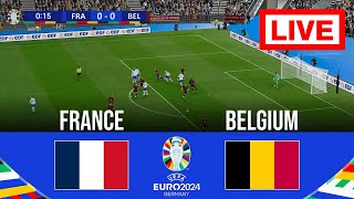 🔴 LIVE  France vs Belgium  UEFA Euro 2024  Live Match Today  Full Match Streaming [upl. by Tiphany]