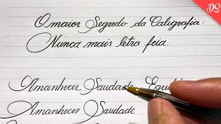 O MAIOR SEGREDO DA CALIGRAFIA QUEM CONHECEU TRANSFORMOU A LETRA [upl. by Eudo805]