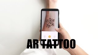 The best mobile app for trying on virtual tattoos Think before you ink Tons of tattoo design [upl. by Odin87]