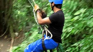 Travel to Costa Rica Pura Vida  Tarzan Swing in Volcan Arenal [upl. by Elfrida]